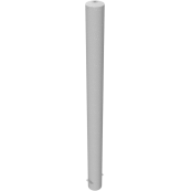 Barrier bollard | Steel tube  152 x 3.2 mm | stationary | for setting in concrete | hot-dip galvanized | total length: 2000 mm | with steel cap for bolting